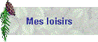 Mes loisirs