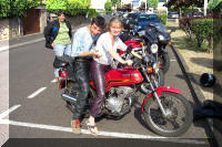 o l'on croisera un autre biker, en 125.