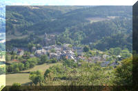 Vue arienne de Saint Nectaire