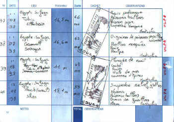 Page 12 du carnet