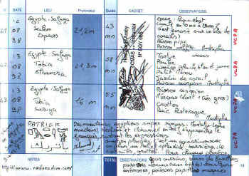 Page 13 du carnet