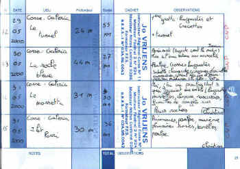 Page 21 du carnet